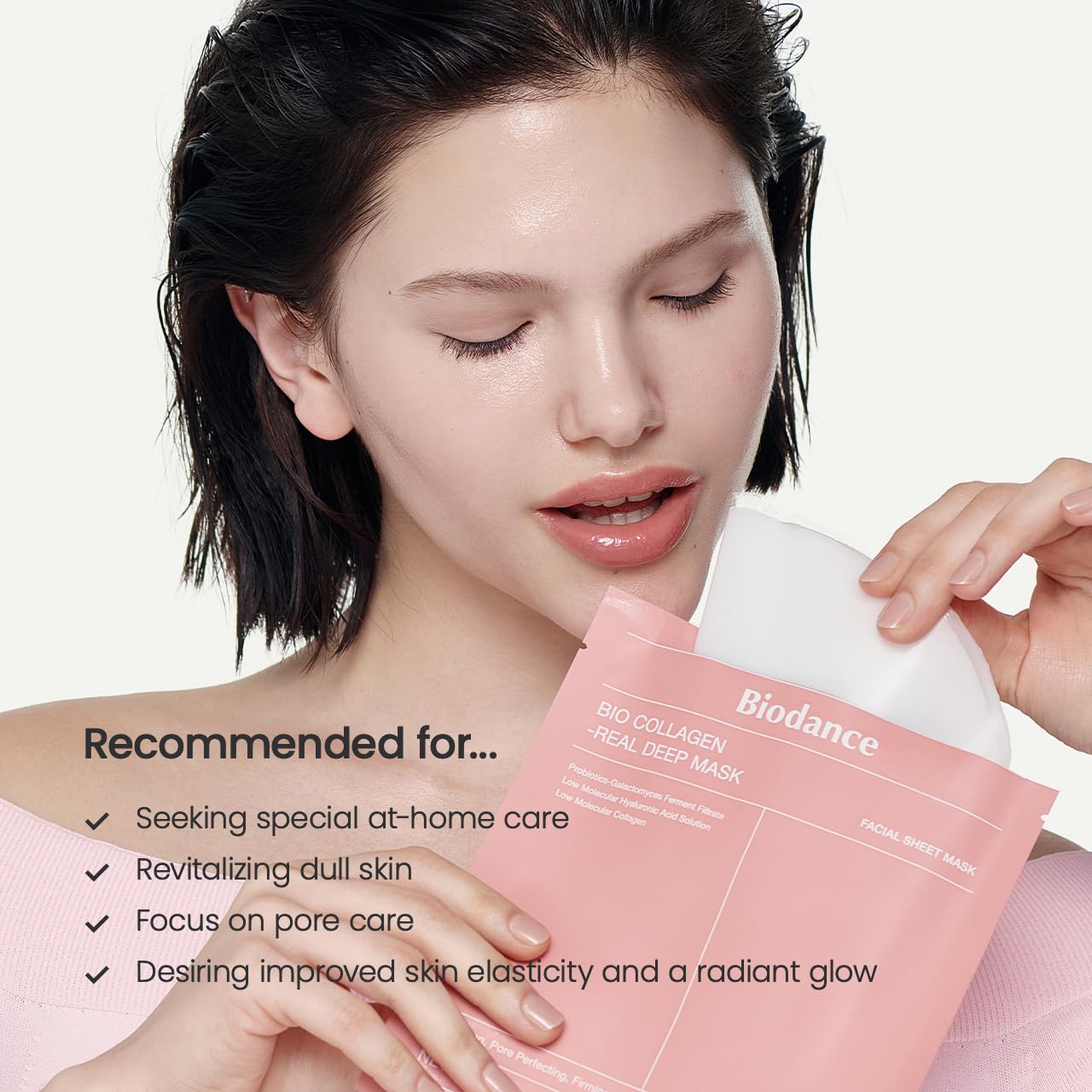 ✨ Biodance Bio-Collagen Real Deep Mask – Hydrating, Firming & Pore-Minimizing (10 Count) ✨